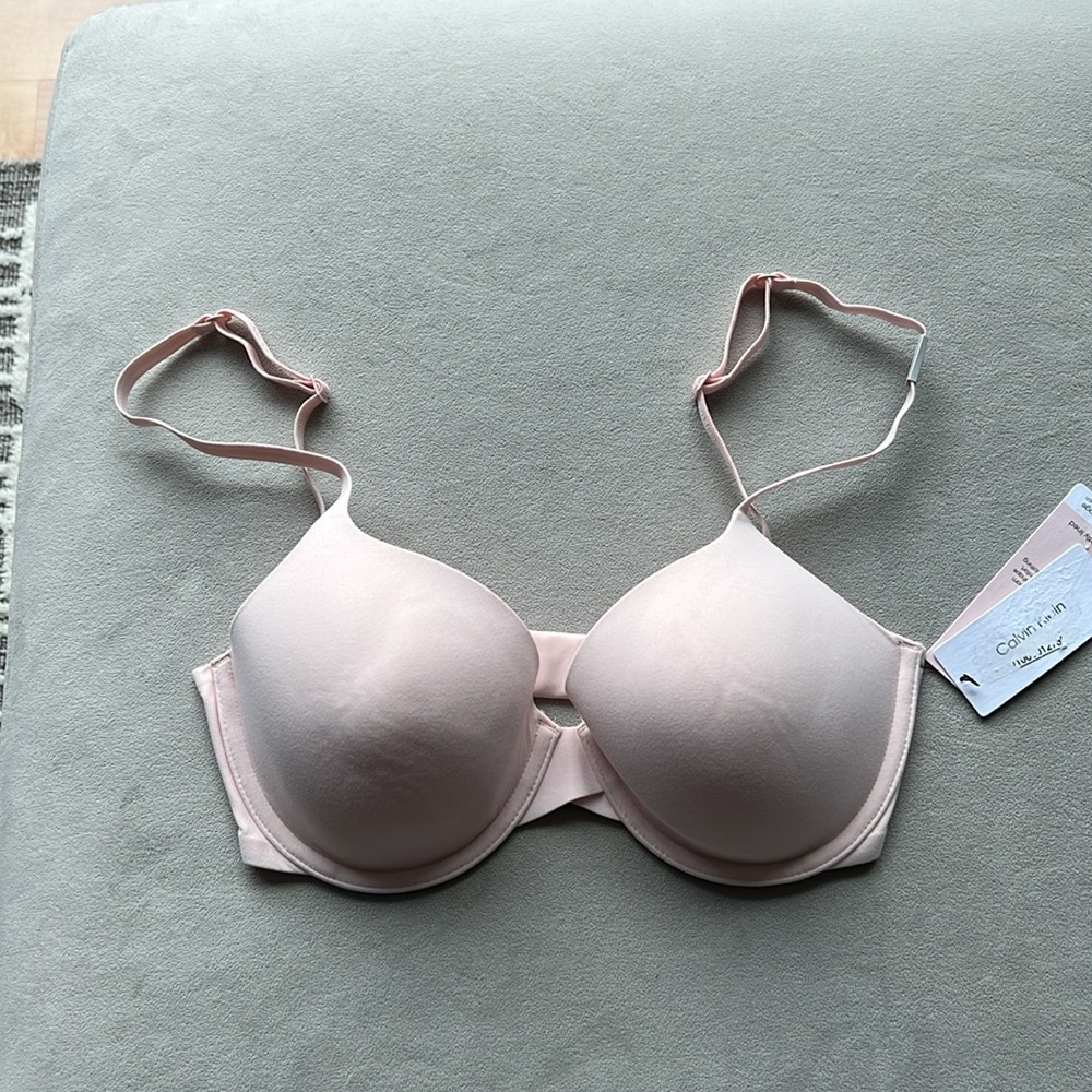 New Calvin Klein Perfectly Fit Lightly Lined Full Coverage T-Shirt Bra Size 30DD - Picture 2 of 8